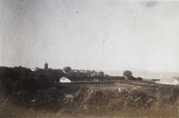 Trees and fields near Tongshan Road, Hongkew, Shanghai