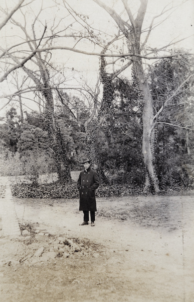 Tom Hutchinson in Jessfield Park, Shanghai