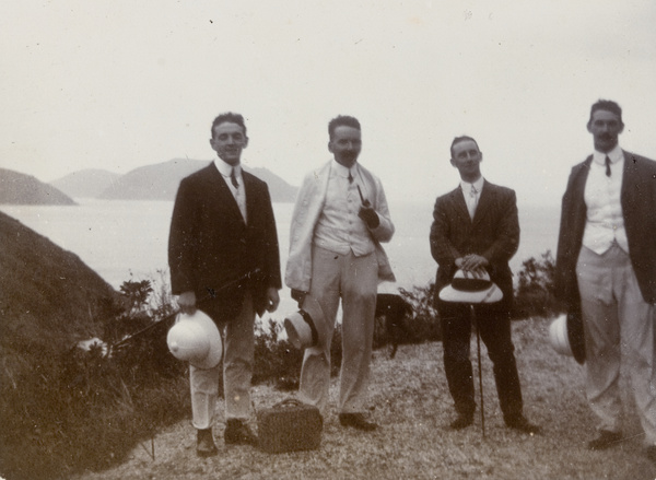 Four friends going swimming, Hong Kong