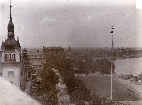 View towards Astor House Hotel, from Palace Hotel, Shanghai