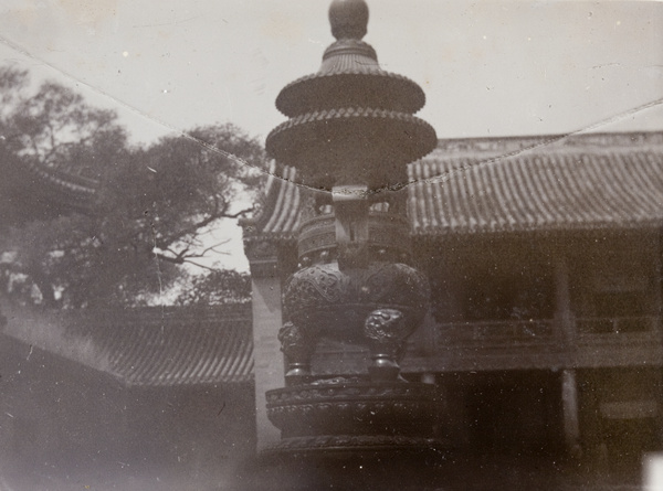 Bronze censer, Yonghe Temple (雍和宮) ‘The Lama Temple’, Beijing