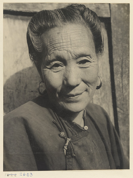 Woman from the 'Lost Tribe' country wearing earrings