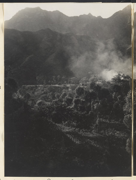 Mountains and Pei-pien-ch'iao Village [sic] in the Lost Tribe country