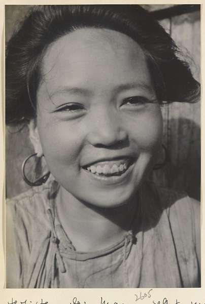 Woman wearing earrings in the Lost Tribe country