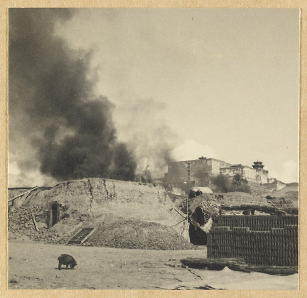 Japanese-built brickworks between Pu tuo zong cheng miao and Xu mi fu shou miao