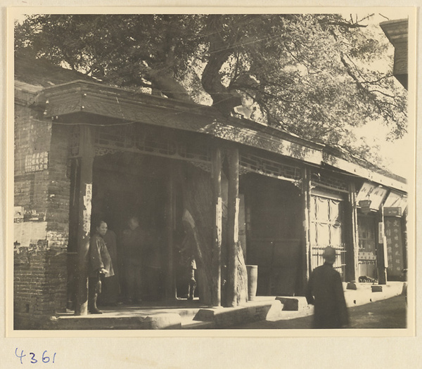 Shops on a street in Baoding