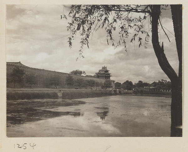 Moat and corner watchtower of the Forbidden City