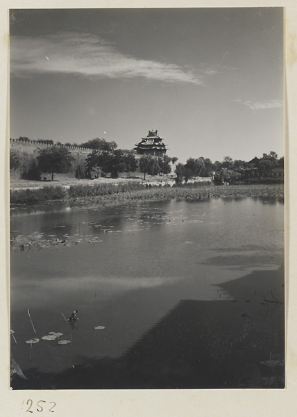 Moat and corner watchtower of the Forbidden City