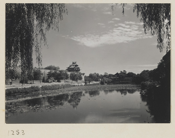 Moat and corner watchtower of the Forbidden City