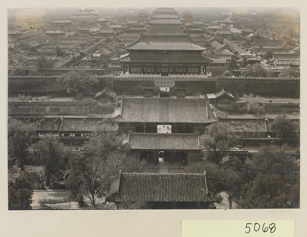 Forbidden City seen from Jingshan Gong Yuan