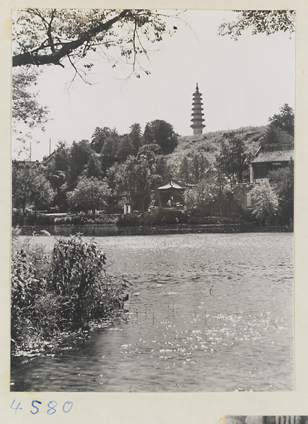 Hua zang hai ta and surrounding landscape at Yuquan Hill