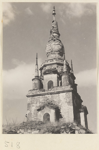 Stupa-style pagoda at Yuquan Hill