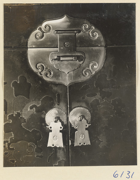 Brass furniture lock