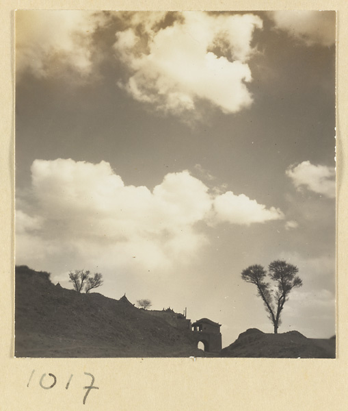 Landscape view near the Yun'gang Caves