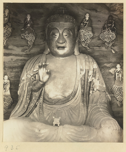 Statue of Buddha at the Yun'gang Caves