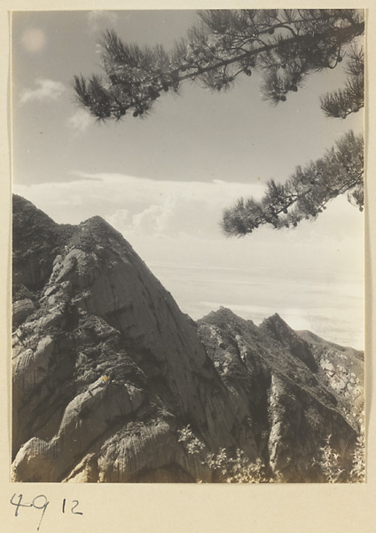 Mountain landscape on Hua Mountain