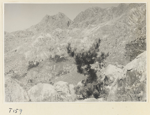 View of landscape on Tai Mountain