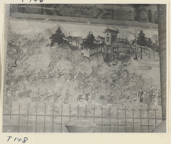 Mural panel at Tai miao