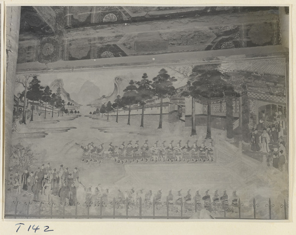 Mural panel at Tai miao