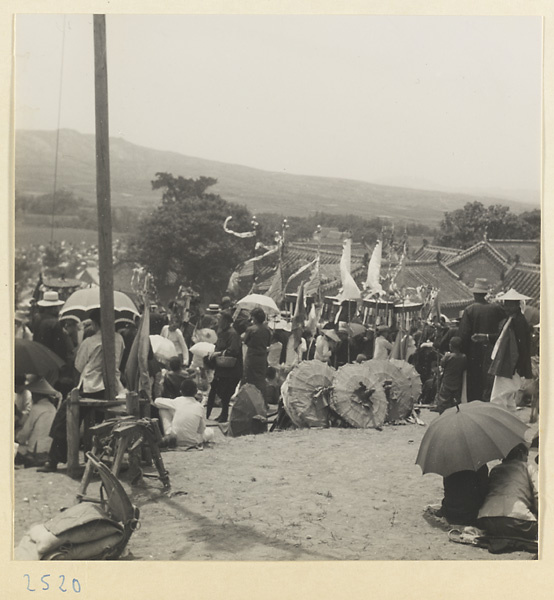 Market fair during the Dragon Boat Festival in a village on the Shandong coast