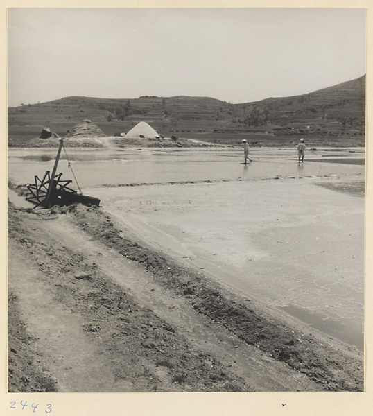 Irrigation pump on the Shandong coastline