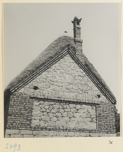 Detail of a house in a village on the Shandong coast