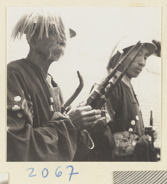 Musicians in a wedding procession