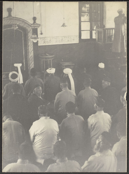 More of the prayer service. This is an actual service. The Arabic sermon.