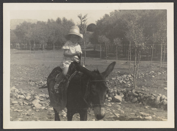 Myrtle Holton at home. Could she ride!!!