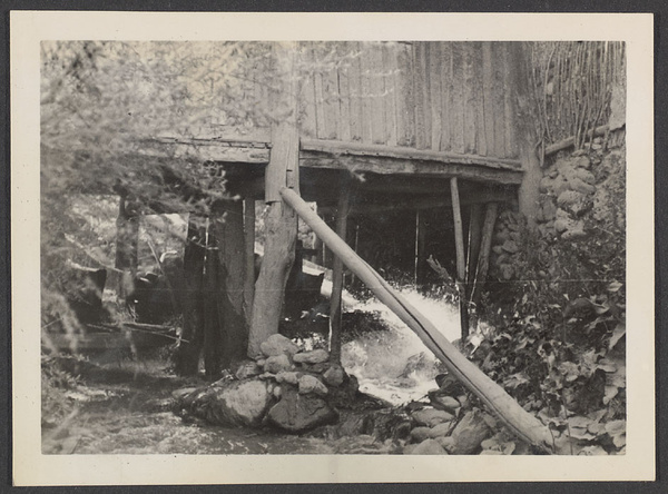 Tsinghai or Koko Nor. Working end of flour mill.
