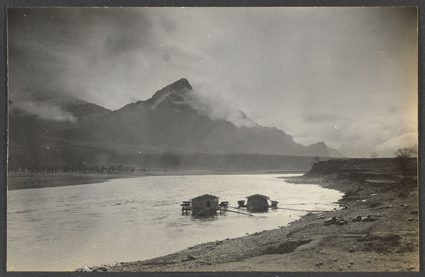 Salar country. Looking down the Yellow River at Shunhwa.