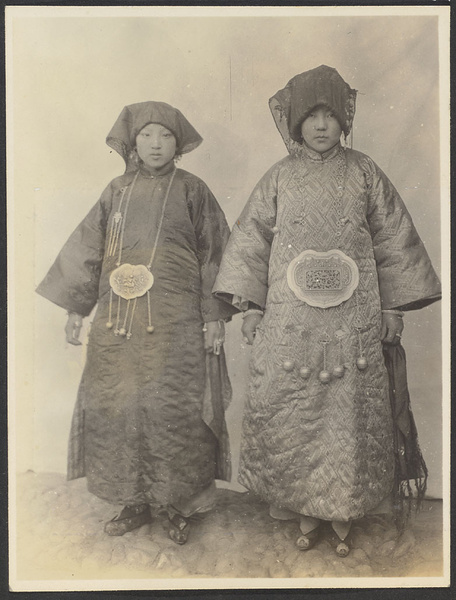 Two Moslem girls.