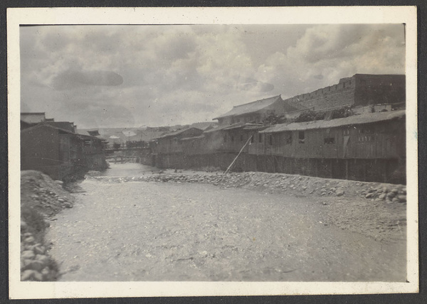 Hochow.  The city wall from the Ba Fang.