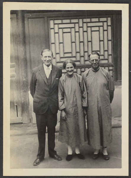 C.I.M. Lanchow. Rev. & Mrs. Mann.