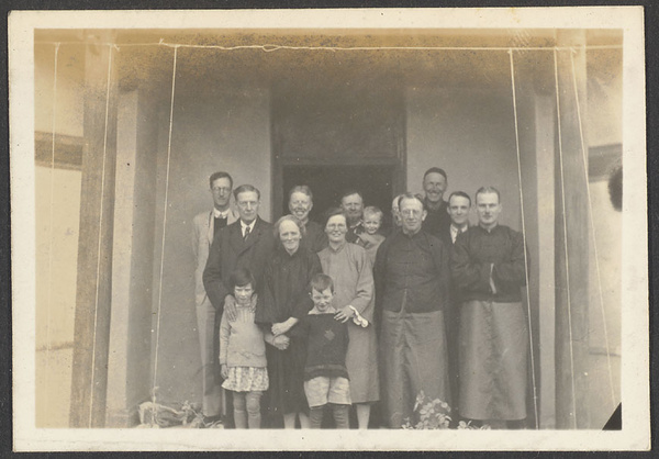 Tsinghai Missionary Group during Dr. Zwemmer's visit to Sining