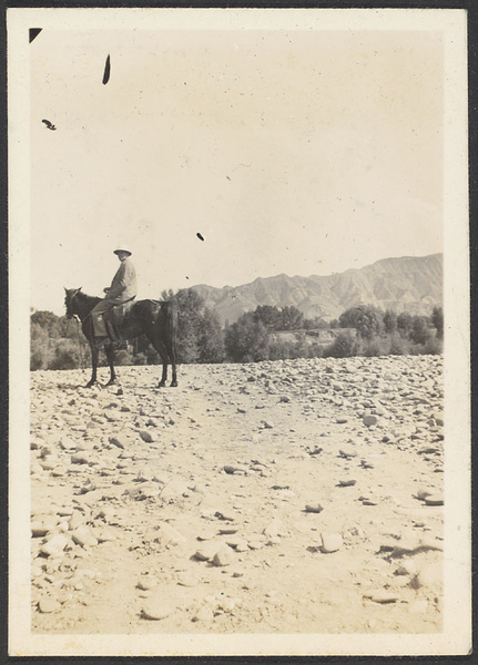 Dr. Zwemer on horseback