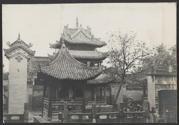 Mohammedan Sian. The Great West Mosque. First in China. The minaret.