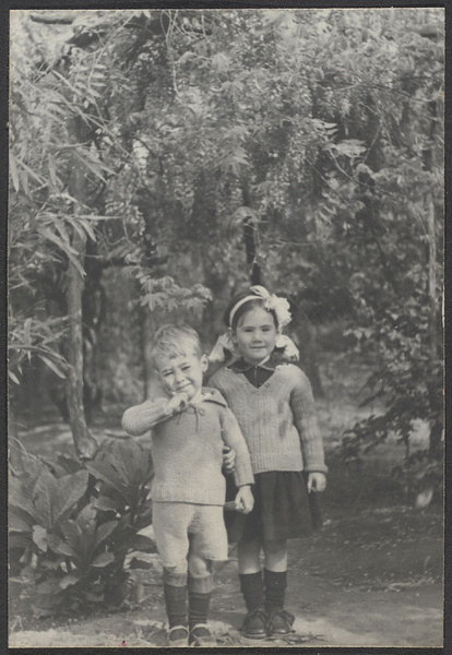 Wei River Valley - W. Shensi. The Mitchell children.