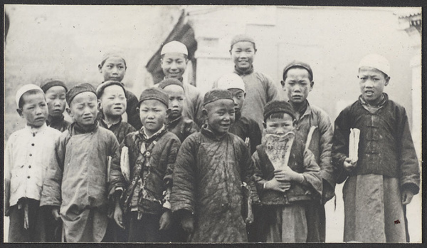 Kuyuan, Kansu. School days.