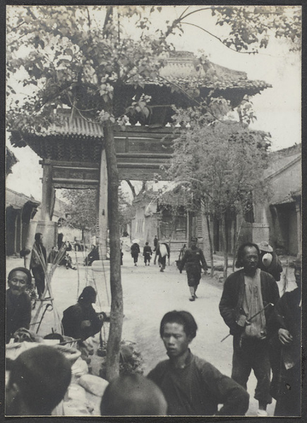 West Shensi. Ch'ien Yang to Lungchow. Main street, Ch'ien Yang.