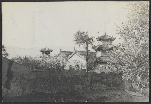 Chiang Chia Ch'uan, Kansu.  A mosque outside North Gate.