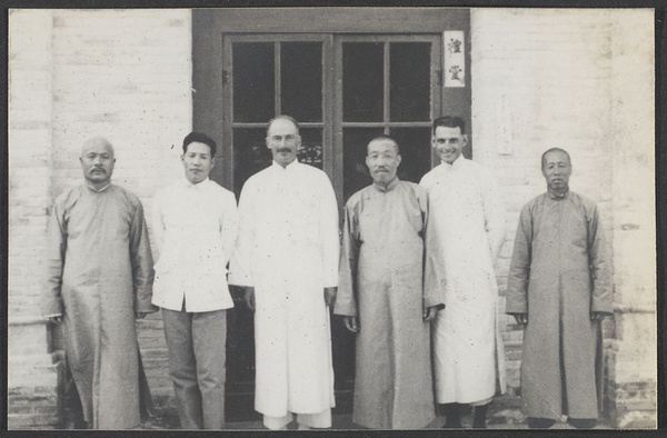 The China Inland Mission in Ningsia. Mr. L.C. Wood and Mr. Hess.