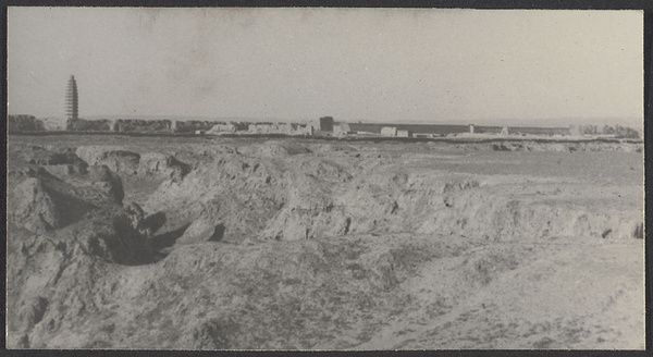 Weichow, Ningsia. View of city from S.W.