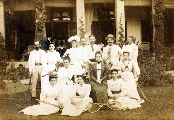 A tennis party, Shanghai