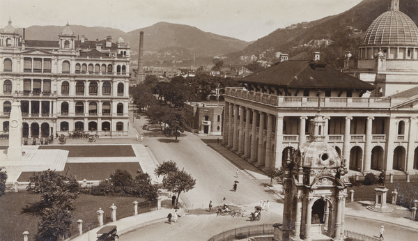 Supreme Court, Queen Victoria's Statue, Cenotaph, and Hong Kong Club, Hong Kong