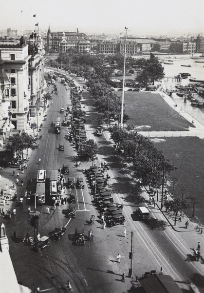 View of the Bund from the Palace Hotel, Shanghai