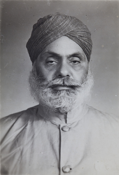 Kartar Singh Sangha in his Chinese Maritime Customs Service uniform