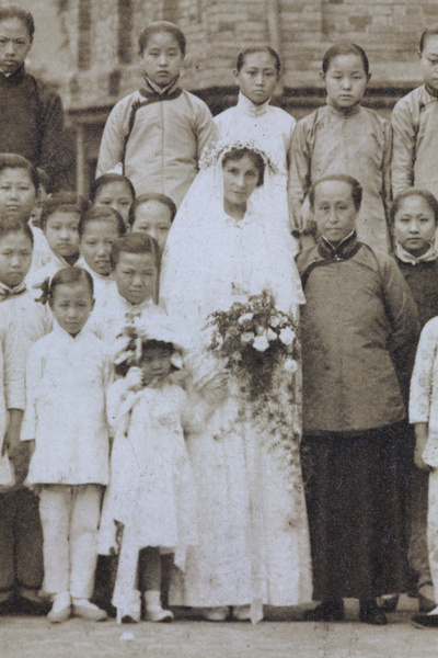 May Stanfield on her wedding day, at Hanyang Girls Boarding School