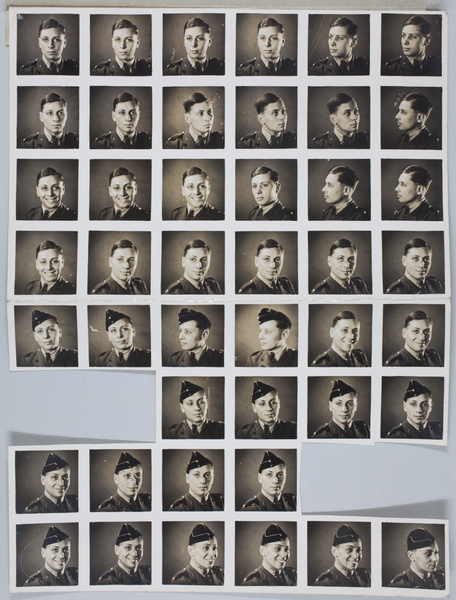 'Polyfoto 48' proof sheet - John E. Stanfield, as Second Lieutenant, 1942