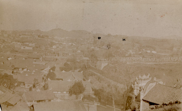 View from East wall, looking East, Paoking (Shaoyang)